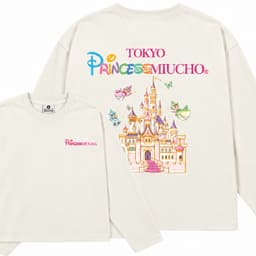 Áo thun nữ boxy tay dài,áo phông Unisex form rộng họa tiết công chúa tóc mây dễ thương phong cách Hàn 8