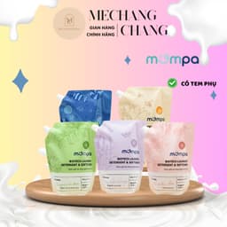 [GIÁ CỰC TỐT - HÀNG CHÍNH HÃNG] Nước giặt Mompa Organic công nghệ Enzime tẩy sạch vết bẩn cứng đầu túi 2L 1