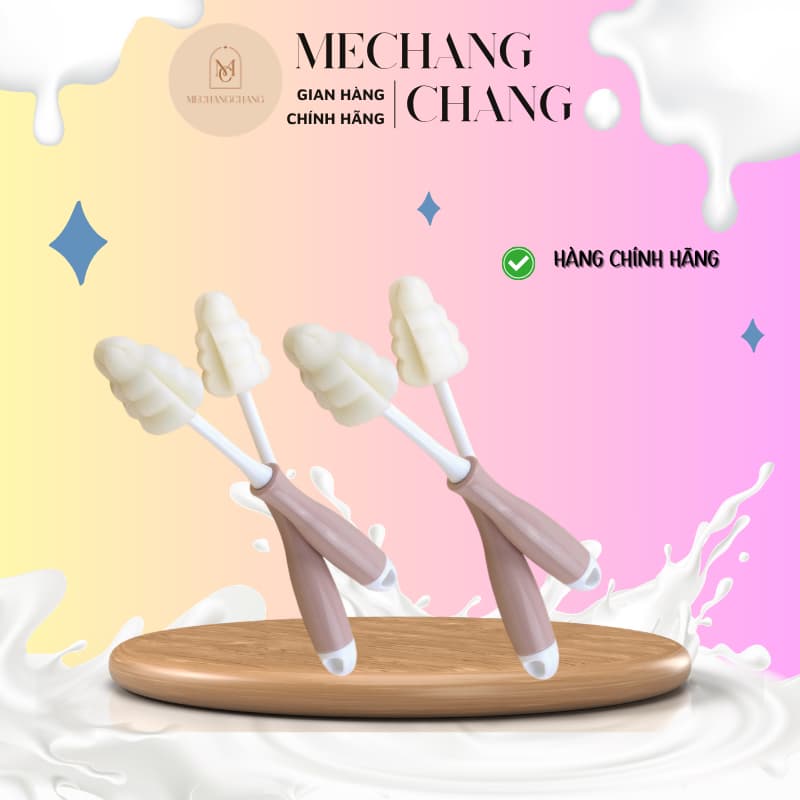 Cọ mút xốp cọ rửa núm ti bình sữa GROSMIMI Hàn Quốc