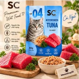 (Hỏa Tốc)(Combo 24-48 gói) PATE SC CHO MÈO GÓI 80G – PREMIUM WET FOOD | 6 VỊ | CHÍNH HÃNG TOMSМECA 4