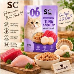 (Hỏa Tốc)(Combo 24-48 gói) PATE SC CHO MÈO GÓI 80G – PREMIUM WET FOOD | 6 VỊ | CHÍNH HÃNG TOMSМECA 2