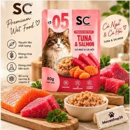 (Hỏa Tốc)(Combo 24-48 gói) PATE SC CHO MÈO GÓI 80G – PREMIUM WET FOOD | 6 VỊ | CHÍNH HÃNG TOMSМECA 3