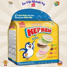Bánh Gạo One One Vị Thịt Xông Khói Cay Gói 140g - HÀNG CHÍNH HÃNG 9