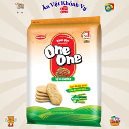 Bánh Gạo One One Vị Thịt Xông Khói Cay Gói 140g - HÀNG CHÍNH HÃNG 2