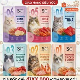 🐾 PATE CHO MÈO SC TOMSMECCA GÓI 80G - DINH DƯỠNG TOÀN DIỆN, THƠM NGON KHÓ CƯỠNG 🐾 1