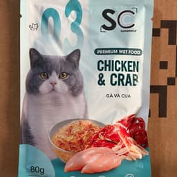 🐾 PATE CHO MÈO SC TOMSMECCA GÓI 80G - DINH DƯỠNG TOÀN DIỆN, THƠM NGON KHÓ CƯỠNG 🐾 4