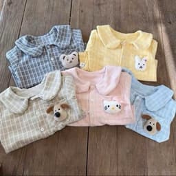 [Chất Zip Lông Thỏ Loại 1] Set Pijama Cho Bé Caro Cổ Sen Đính Charm Dễ Thương Giữ Ấm Thu Đông - BO192 2