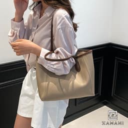 Túi Xách Nữ Công Sở Da PU Trơn Đựng Vừa A4 Laptop Phong Cách Trẻ Trung ZAMANI BAG B0021 4