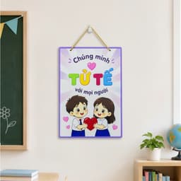 Bảng Gỗ Nội Quy Học Sinh, Trang Trí Góc Lớp Học Mầm Non Tiểu Học Nhiều Mẫu 4