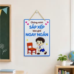 Bảng Gỗ Nội Quy Học Sinh, Trang Trí Góc Lớp Học Mầm Non Tiểu Học Nhiều Mẫu 3