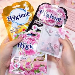 Combo 3 Túi Thơm HYGIENE 8g Thái Lan – Khử Mùi, Tạo Hương – Treo Ô Tô, Tủ Quần Áo – Màu Hồng Phấn 7