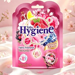 Combo 5 Túi Thơm HYGIENE 8g Thái Lan – Khử Mùi, Tạo Hương – Treo Ô Tô, Tủ Quần Áo – Màu Hồng Lovely 4
