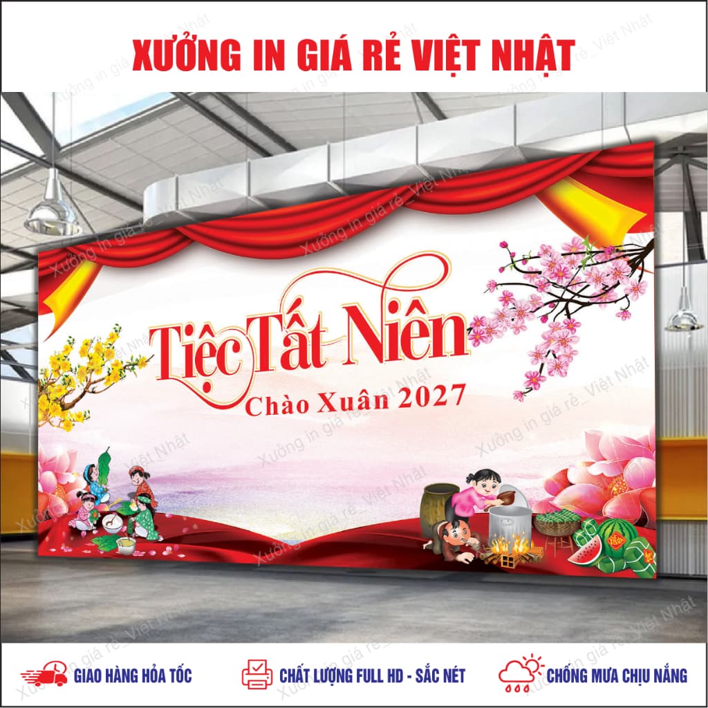 In phông tất niên 2027_Kích thước, Tên, Nội dung tùy ý_In Lấy ngay