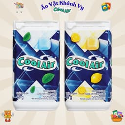 Kẹo Sing-Gum Cool Air Fresh Cube - Hương Chanh - Hương Bạc Hà 40g - HÀNG CHÍNH HÃNG 1