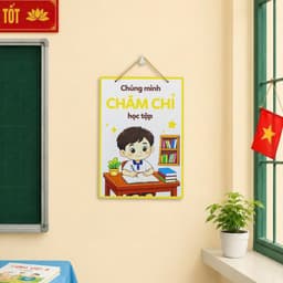 Bộ Bảng Nội Quy Lớp Học Cho Bé – Bảng Gỗ Decor Trang Trí Lớp Học Mầm Non, Tiểu Học Đẹp 7