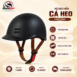 Nón bảo hiểm cá heo kiểu dáng mới, năng động, thời trang - Đủ màu sắc, Size 52-57cm (Hàng chính hãng) 1