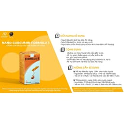 Nano curcumin FORMULA - Hỗ trợ điều trị viêm loét, trào ngược, HP dạ dày, tá tràng, phòng u bướu - Viện Hàn Lâm KH&CN VN 8