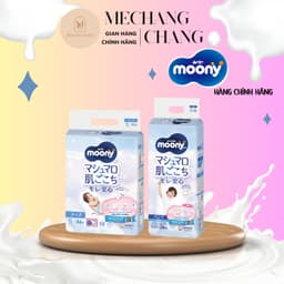[GIÁ TỐT - HÀNG CHÍNH HÃNG] Tã bỉm cao cấp Moony xanh tiêu chuẩn đủ size cho bé 1