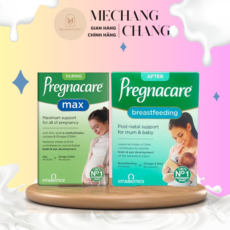 [HÀNG CHÍNH HÃNG] Pregnacare Max Vitamin Bầu Pregnacare Max Anh/ Pregnacre Breast-feeding k teG