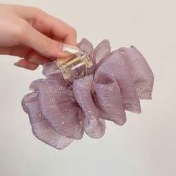 Kẹp Tóc Nơ - Mẫu sao,cà phê(A004) 6
