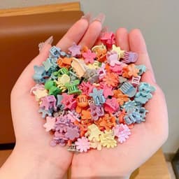 Bộ 100 Kẹp Tóc Mini Đa Sắc Màu Cho Bé Gái 2