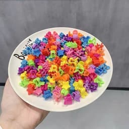 Bộ 100 Kẹp Tóc Mini Đa Sắc Màu Cho Bé Gái 3