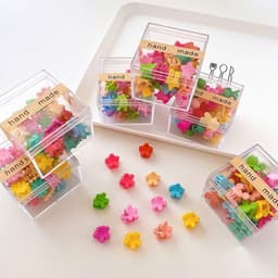 Bộ 100 Kẹp Tóc Mini Đa Sắc Màu Cho Bé Gái 1