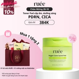 Toner Pad cấp ẩm, dưỡng sáng RUÉE Regen/Bright Care Quick Pad 80 miếng - Chính hãng Hàn Quốc 1