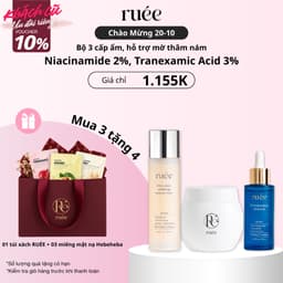Bộ 3 cấp ẩm, hỗ trợ mờ thâm nám RUÉE Blanc Peau Toner 120ml + Serum B5 50ml + Mila Cream 50g - Chính hãng 1