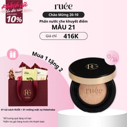 Phấn nước che khuyết điểm màu 21 RUÉE Essential Effect Kill Cover Cushion 15g - Chính hãng Hàn Quốc 1