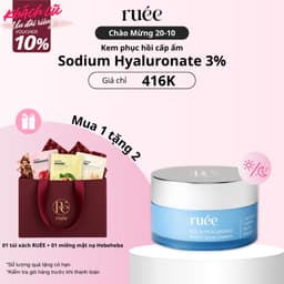 Kem phục hồi cấp ẩm RUÉE Aqua Hyaluronic Water Glow Cream 100g - Chính hãng Hàn Quốc 1
