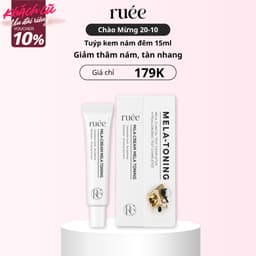 Tuýp 15ml kem đêm giảm thâm nám, tàn nhang RUÉE Mila Mela Toning Cream - Chính hãng Hàn Quốc 1