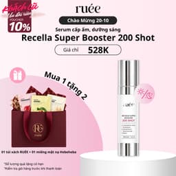 Serum cấp ẩm, dưỡng sáng RUÉE Recella Super Booster 200 Shot 50ml, hỗ trợ mờ nếp nhăn - Chính hãng Hàn Quốc 1