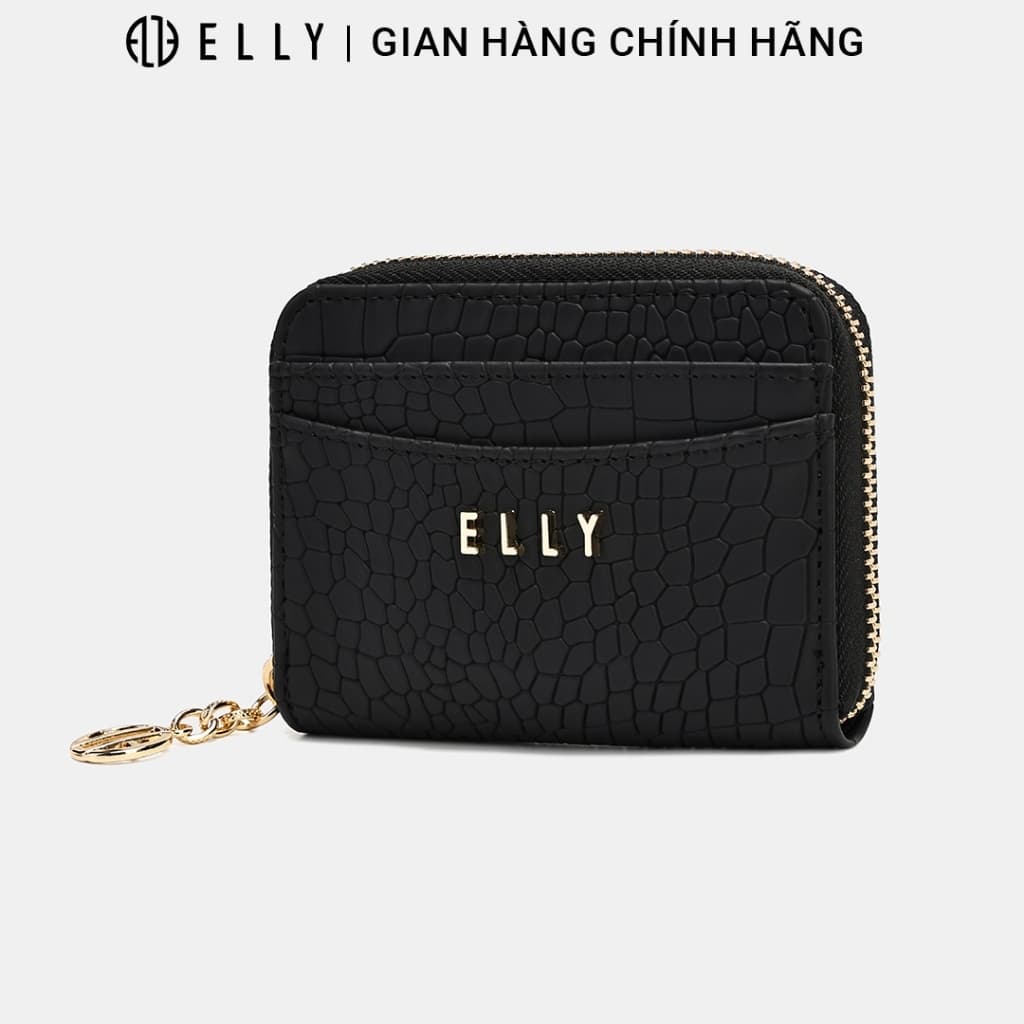 [Tặng hộp 20.10] Ví nữ ELLY EVH114 ví cầm tay da tổng hợp cao cấp nhỏ gọn thời trang thanh lịch