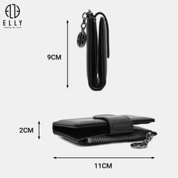 [Tặng hộp 20.10] Ví nữ ELLY EVH115 ví cầm tay da tổng hợp cao cấp nhỏ gọn thời trang thanh lịch 4