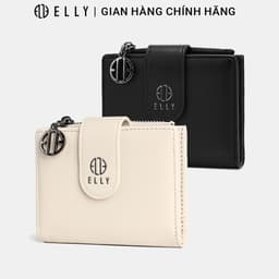 [Tặng hộp 20.10] Ví nữ ELLY EVH115 ví cầm tay da tổng hợp cao cấp nhỏ gọn thời trang thanh lịch 1