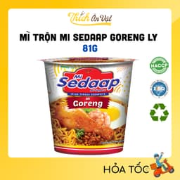 Mì Trộn Mi Sedaap Goreng Ly 81g - Mì Sedaap Goreng Indonesia - Thích Ăn Vặt 1
