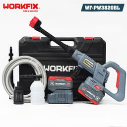 Máy Rửa Xe Pin Workfix WF-PW3820BL, Nút Cảm Ứng Chỉnh Tốc, Công Tắc Bóp, Động Cơ Không Chổi Than, Lỗi Đồng 5