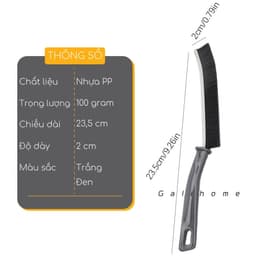 Bàn chải vệ sinh tam giác mũi cong gấp gọn đa năng và Bàn Chải Vệ Sinh Góc Chết. LMS 9