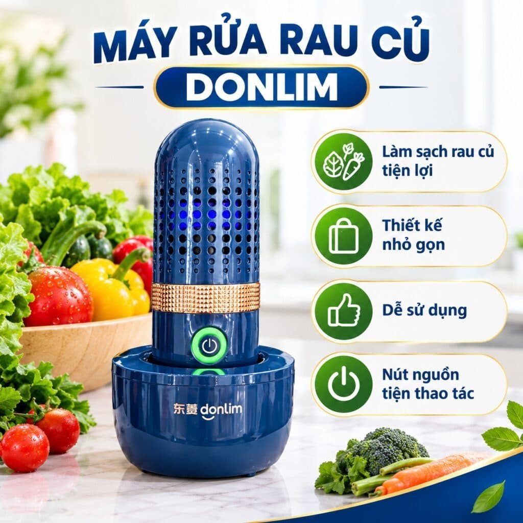 Máy rửa rau củ Donlim. LMS