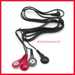 Dây điện xung đa năng giắc 2.5mm ra 04 cúc nút bấm, dùng cho các máy massage trị liệu điện xung... 4