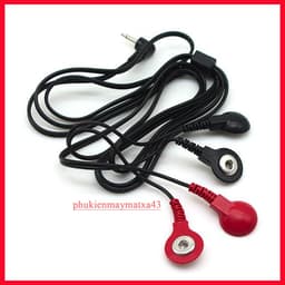 Dây điện xung đa năng giắc 2.5mm ra 04 cúc nút bấm, dùng cho các máy massage trị liệu điện xung... 5