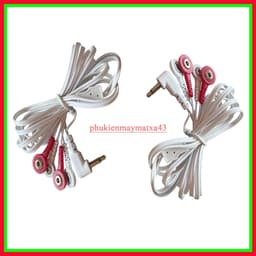 Dây điện xung đa năng giắc 2.5mm ra 04 cúc nút bấm, dùng cho các máy massage trị liệu điện xung... 7