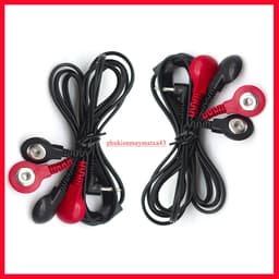 Dây điện xung đa năng giắc 2.5mm ra 04 cúc nút bấm, dùng cho các máy massage trị liệu điện xung... 8