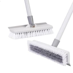 Cây Chà Sàn 2 Đầu Cọ Góc Nghiên 45 Độ+Gạt Nước và Chổi Chà Sàn Có đầu Gạt Nước đầu Xoay Trái Phải Mẫu 2023. LMS 6