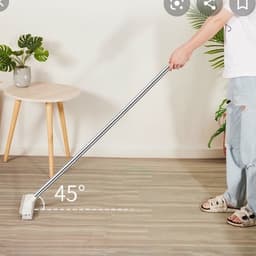 Cây Chà Sàn 2 Đầu Cọ Góc Nghiên 45 Độ+Gạt Nước và Chổi Chà Sàn Có đầu Gạt Nước đầu Xoay Trái Phải Mẫu 2023. LMS 4