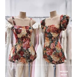 Đầm TK cup ngực gấm hoa dáng A 8