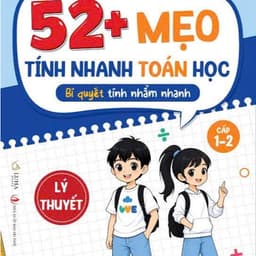 Combo 3 cuốn sách 52+ Mẹo Tính Nhanh Toán Học Bí Quyết Tính Nhẩm Nhanh & 200 Bài Tập Phân Biệt Ngữ Pháp Tiếng Anh in màu 3