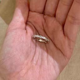 B20 Nhẫn thánh giá phong cách gothic cá tính cho nữ đính đá nhỏ zircon 4