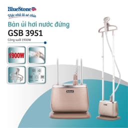 Bàn Ủi Hơi Nước Đứng BlueStone GSB-3951, 5 Mức Nhiệt, 1900w - 1.0Lit, Tự Làm Sạch, Chống Đóng Cặn, Hàng Chính Hãng 2